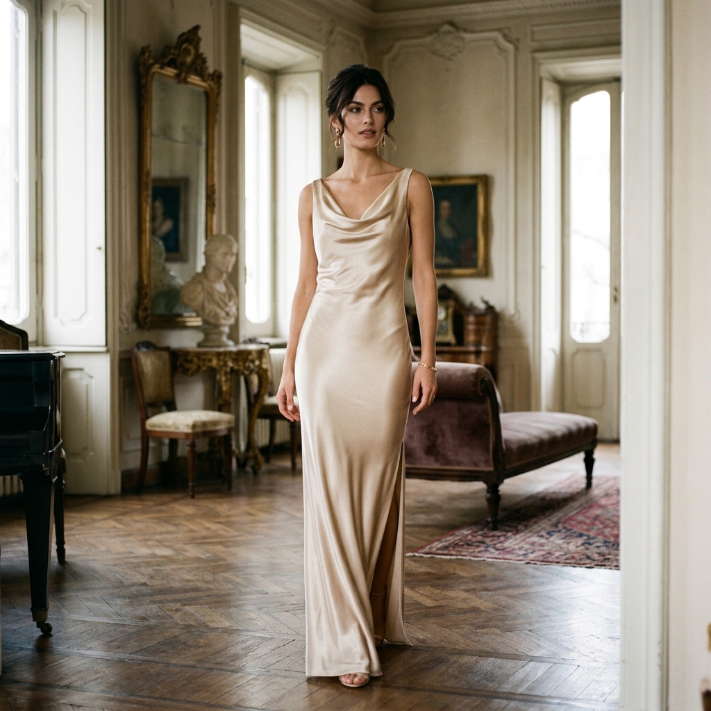 Midnight Velvet Gown
